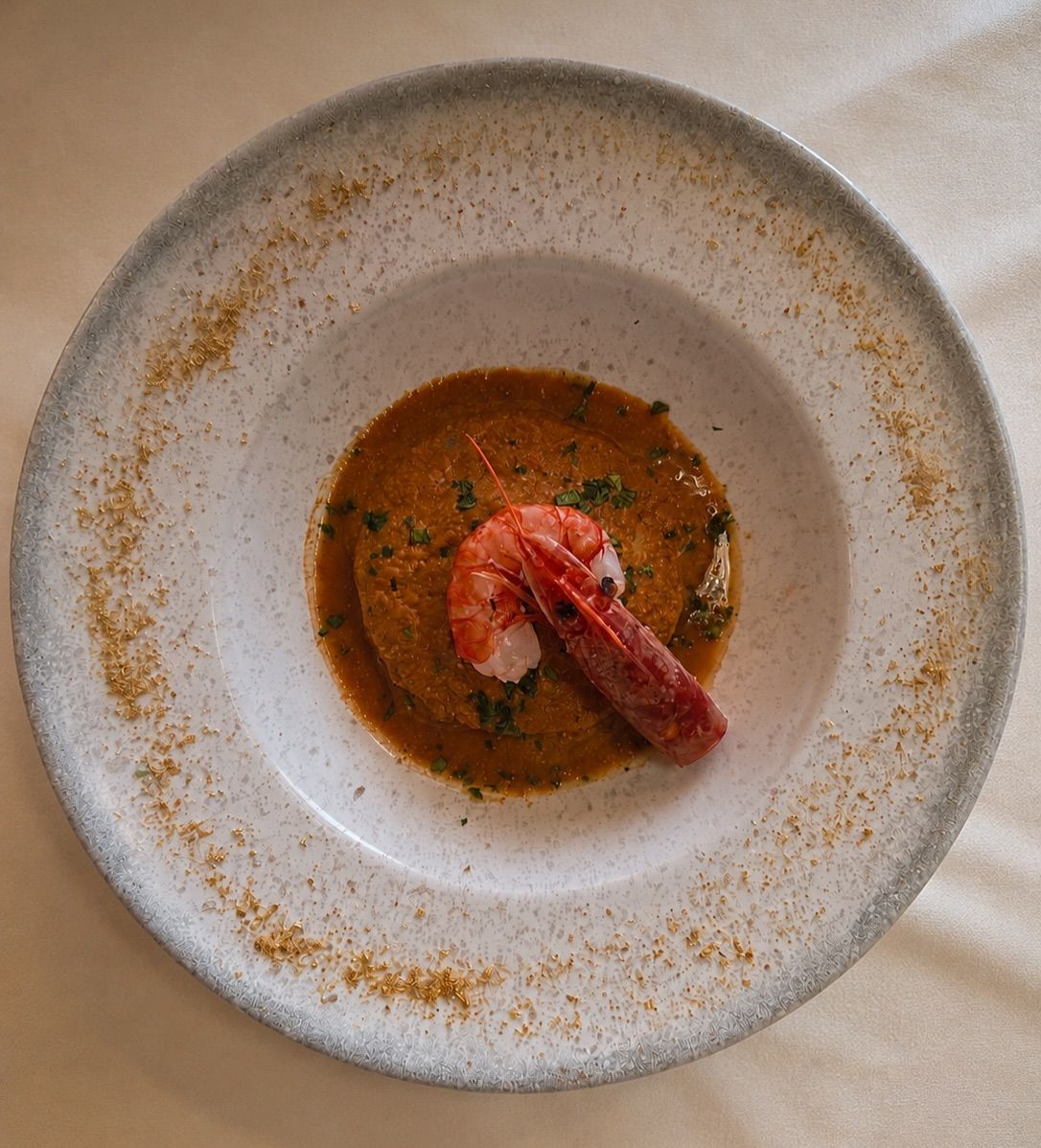 Lasagna di gambero rosso e arancia